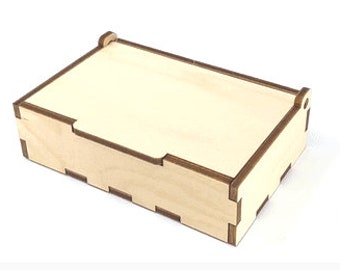 SVG-bundel met klepdoos: lasergesneden bestanden, vectorsjabloon (digitale download)