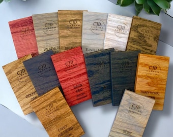 Varathane Real Wood Stain Sample Swatch: 32 Colors for DIY & Home Renovation