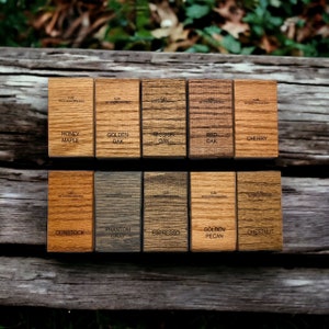 Wood Stain Samples 