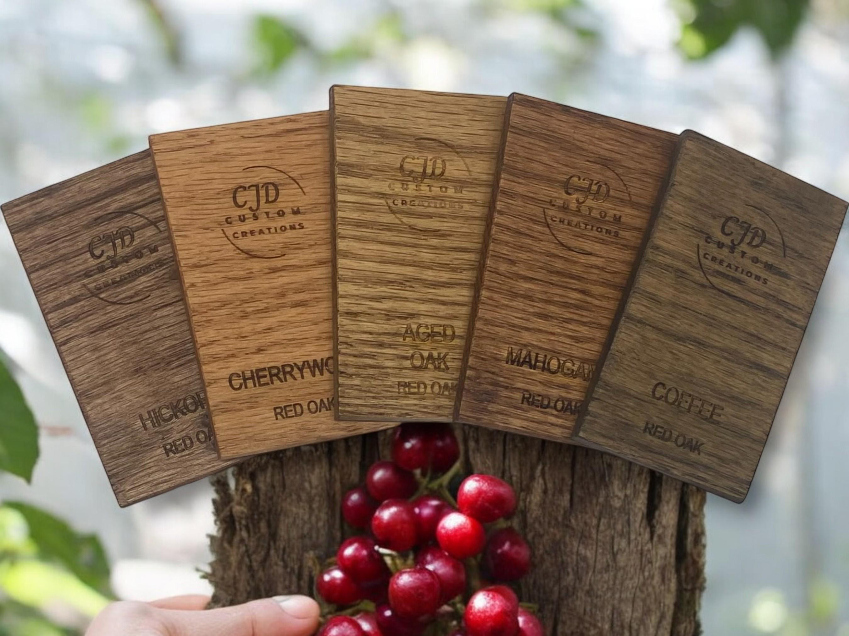 Extra Large Minwax Stain Samples Swatch – Wood Stain Color Guide 