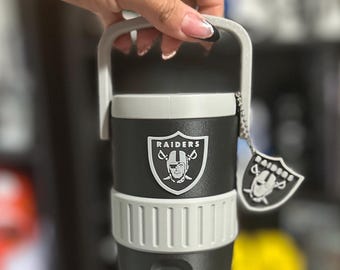 Custom Raiders Logo Inspired Can Holder |Personalized 3D Printed Cooler Sleeve