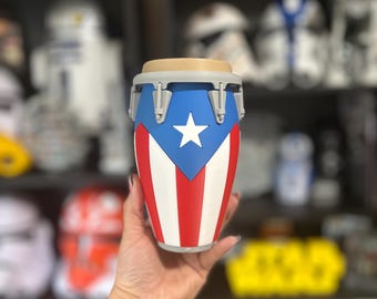 3D Printed Puerto Rico Conga Piggy Bank