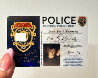 Leon Kennedy Debit Card Skin Resident Evil Inspired