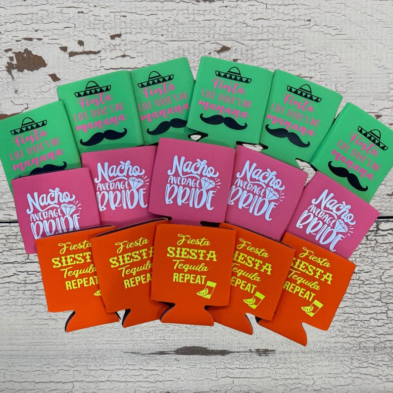 Custom Can Coolers: Personalized Wedding, Bachelorette Party Favors image 7