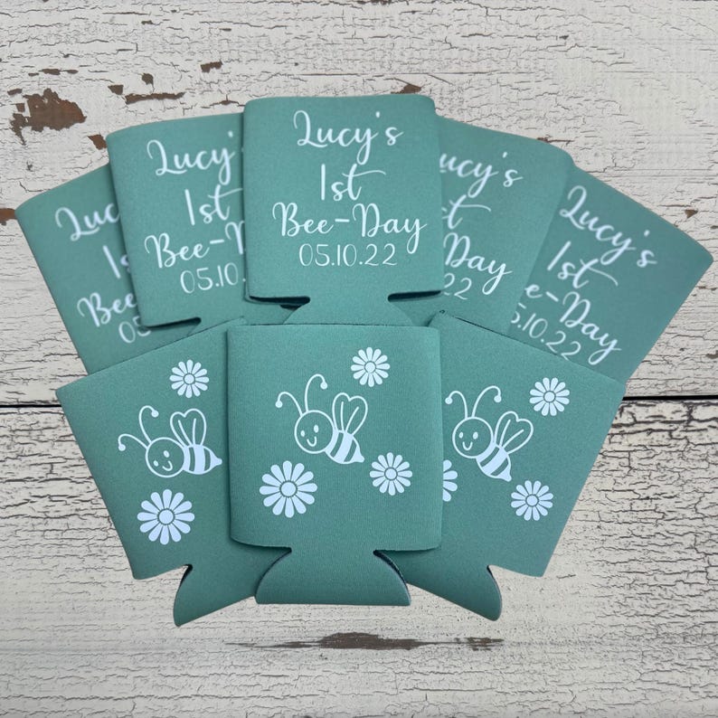 Custom Can Coolers: Personalized Wedding, Bachelorette Party Favors image 9