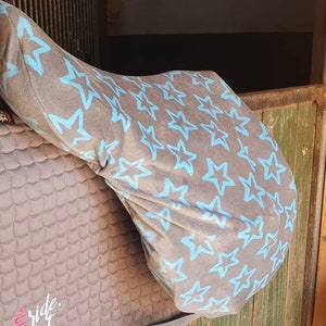 ARBO-INOX Sattelschoner Dressur - Wasserdicht & Fleecegefüttert In Blau