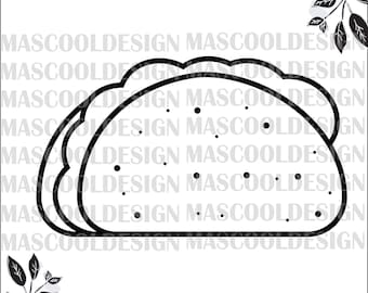 tacos svg,Taco Clipart,Comida Mexicana Svg,Taco Svg Taco Silueta Svg Taco Martes Svg Feed Me Tacos Svg,archivo Silueta Descargar vector