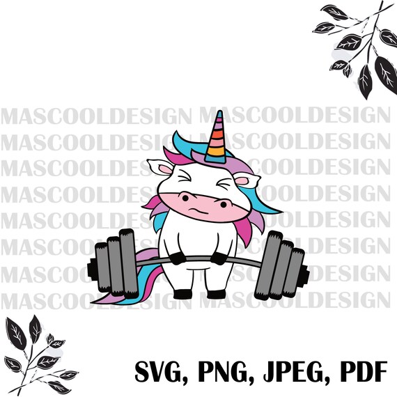 weightlifting unicorn