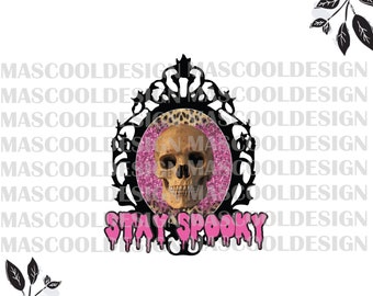 Stay Spooky Svg, scheletro, gocce di sangue, divertente halloween in formato SVG, testa di teschio, disegni sublimati di Halloween scarica file png, SVG, PDF, jpg