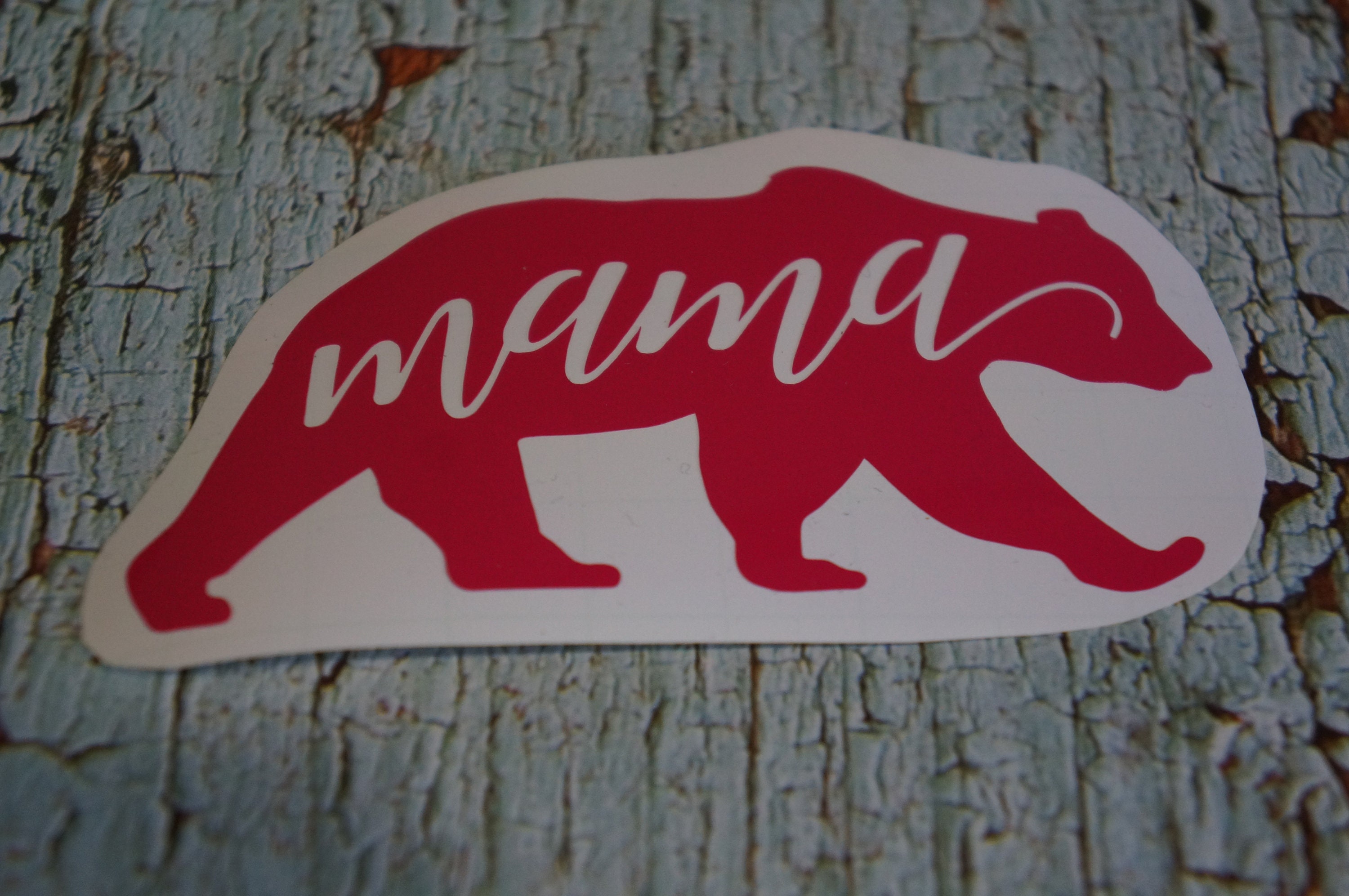Mama Bear Decal Can Be Used on a Variety of Surfaces - Etsy