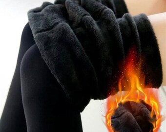 fuzzy fleece leggings