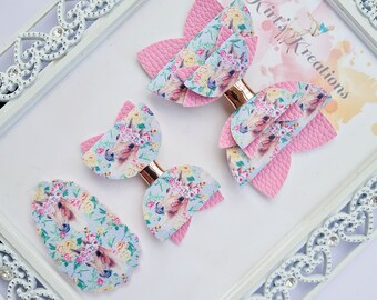Horse Bows, Leather Hair Bows, Glitter Bows, Floral Bows, Hair Bows, Hair Accessory, Hair Clips, Pig Tail Bows, Headbands, Faux Leather Bow
