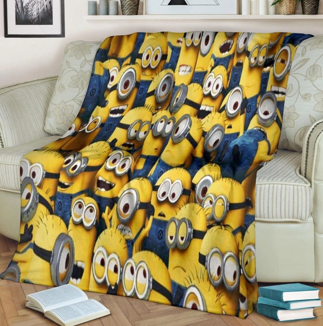 Minion Blanket,minion, Minion Gift,minion Fan Etsy