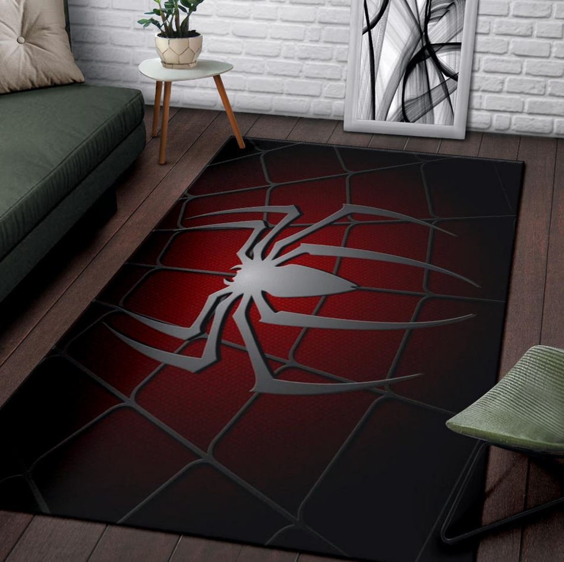 Spiderman Area Rug Spiderman Spiderman Gift Spiderman Etsy