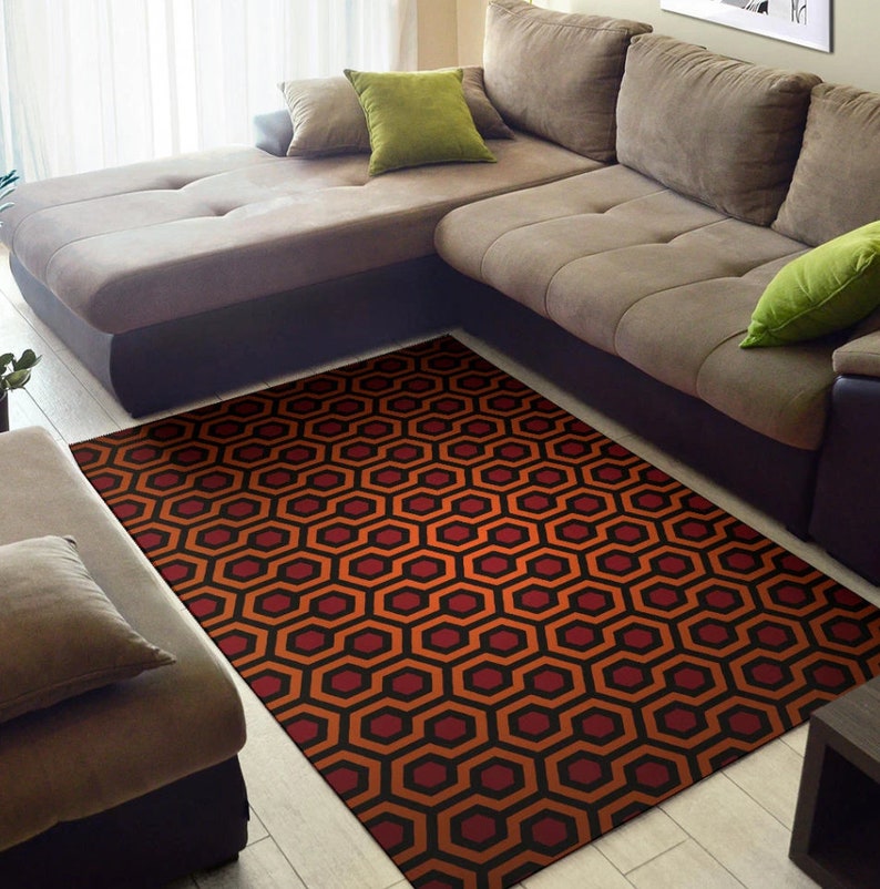 The shining overlook hotel area rug, Overlook Hotel Carpet, The shining carpet, Horror Gift, Horror Rug 