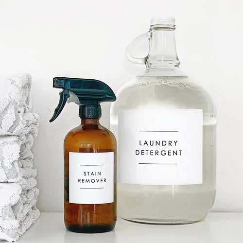 Laundry Labels minimalist / Laundry Organization / Etsy