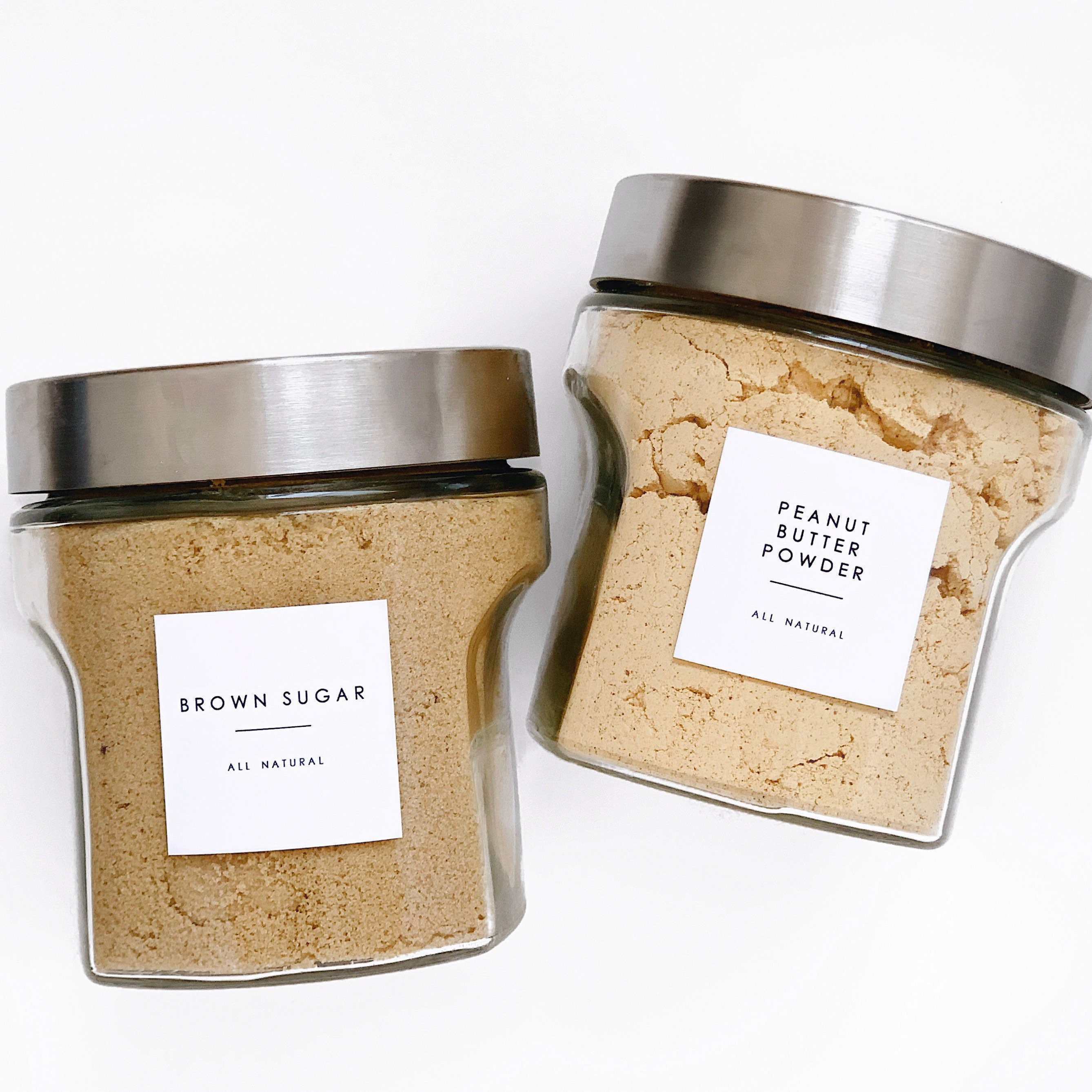 Small Pantry Labels minimalist 1.8 Inch Square Pantry Etsy Australia