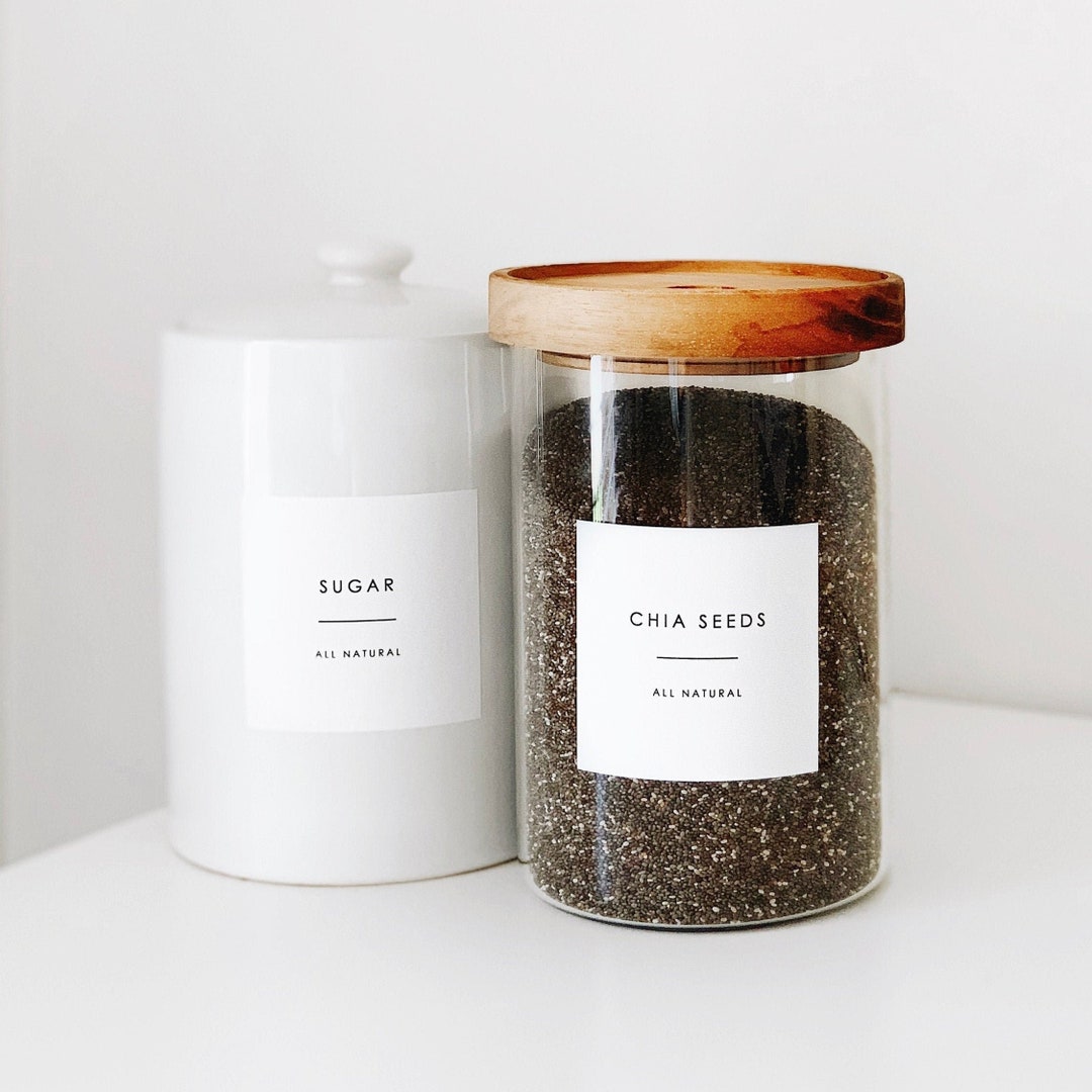 Pantry Labels minimalist Pantry Labels for Kitchen Organization