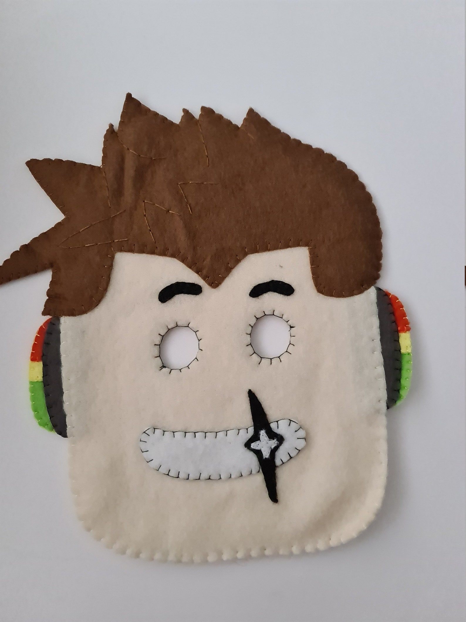 Custom Made to Order Costume Mask Roblox Style Elasticated Etsy Australia