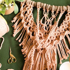 Intermediate Macrame Wall Hanging Pattern || HARPER || Photo Guide Tutorial || Bed Head, Macrame Guide, Photo Tutorial, Boho