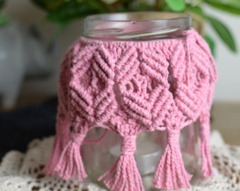 Beginner Macrame Jar Cover Pattern Tutorial Guide