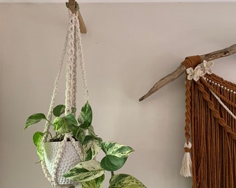 Macrame Pattern, Plant Hanger Pattern, Indoor Planter, Macrame DIY, Macrame Tutorial