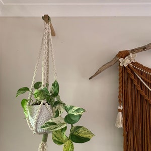 Macrame Pattern, Plant Hanger Pattern, Indoor Planter, Macrame DIY, Macrame Tutorial