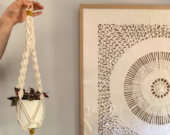 Macrame Plant Hanger Pattern: Beginner DIY Guide (Digital Download)