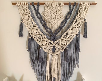 Macrame Pattern, Macrame DIY Tutorial, PDF Pattern, Photo Guide Instructions, Tapestry, Macrame Wall Hanging, Beginner Macrame