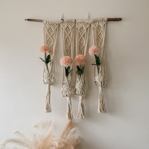 Macrame Plant Hanger Pattern Tutorial, Beginner Macrame Pattern II COURTILIA II Macrame Instructions, Guide, Macrame Book, How to Macrame