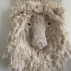 macrame lion pattern tutorial