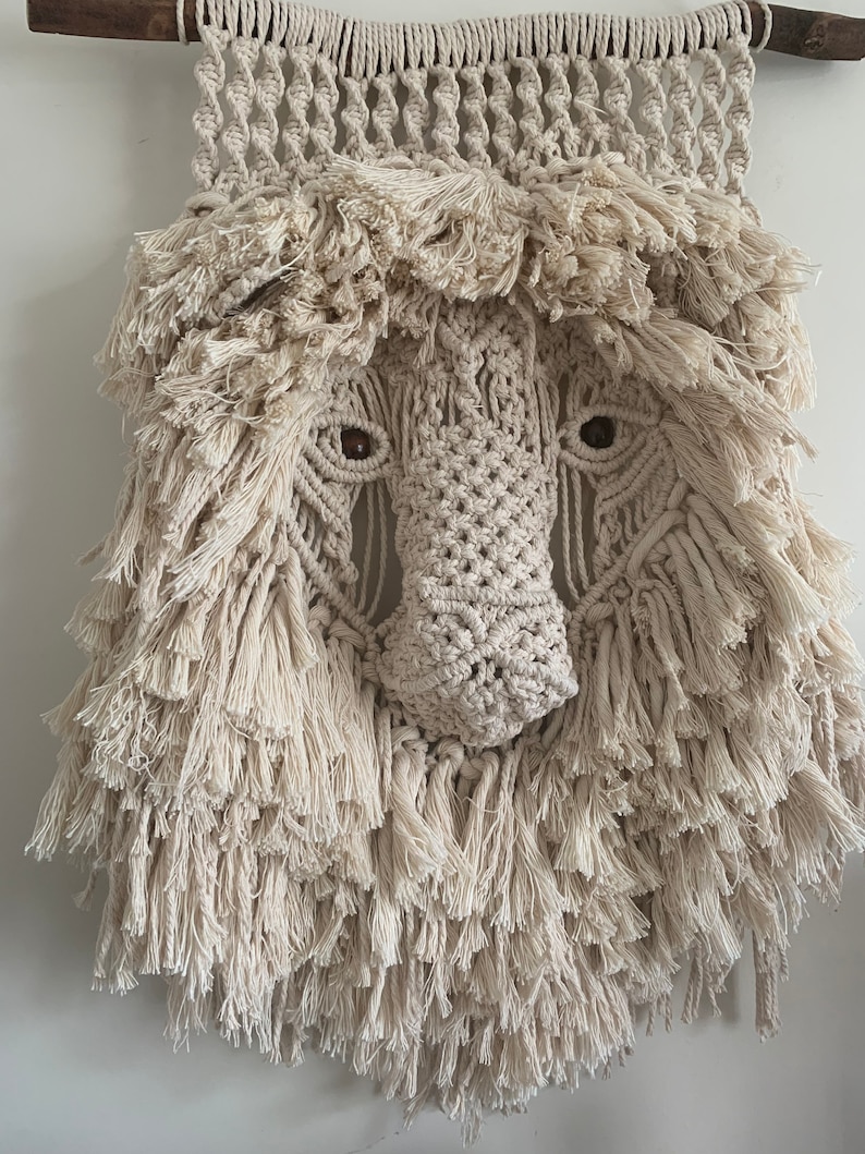 macrame lion pattern tutorial