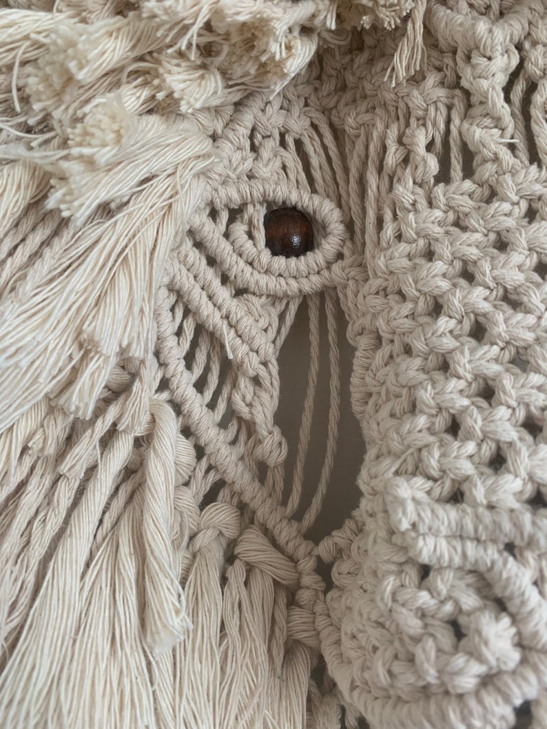 Macrame digital download lion pattern nursery decor