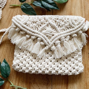 Macrame Pattern || DIA || Macrame Clutch Pattern Beginner || Photo Guide, Macrame Tutorial, Photo Tutorial, Boho Bag