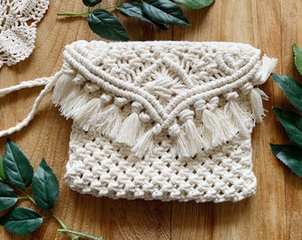 Macrame Pattern || DIA || Macrame Clutch Pattern Beginner || Photo Guide, Macrame Tutorial, Photo Tutorial, Boho Bag