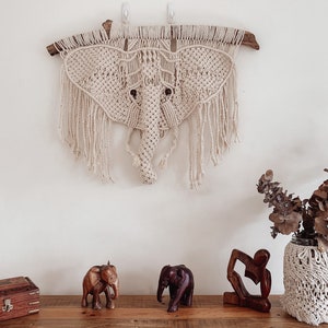 Macrame Pattern I BABAR I Macrame Elephant, Animal Macrame Pattern, Nursery Wall Hanger Pattern image 9