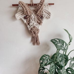 Macrame Pattern, Kids Room Wall Hanging Pattern, Macrame Goat, Beginner Macrame Tutorial, PDF Pattern image 2