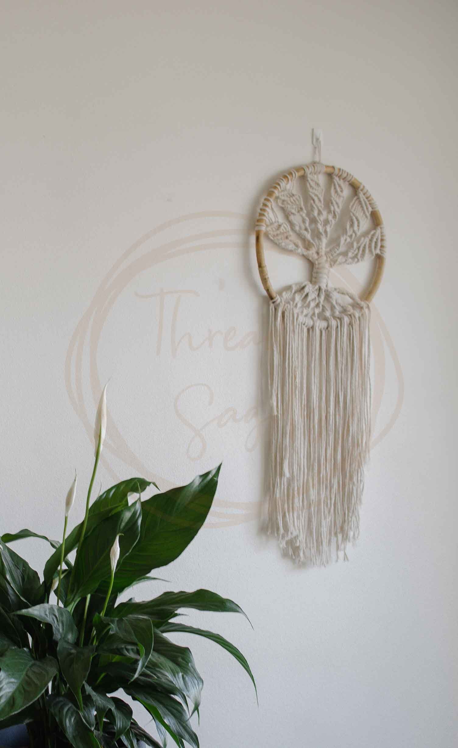 Macrame Dream Catcher Pattern: GAIA Tree of Life (PDF Pattern) - Etsy