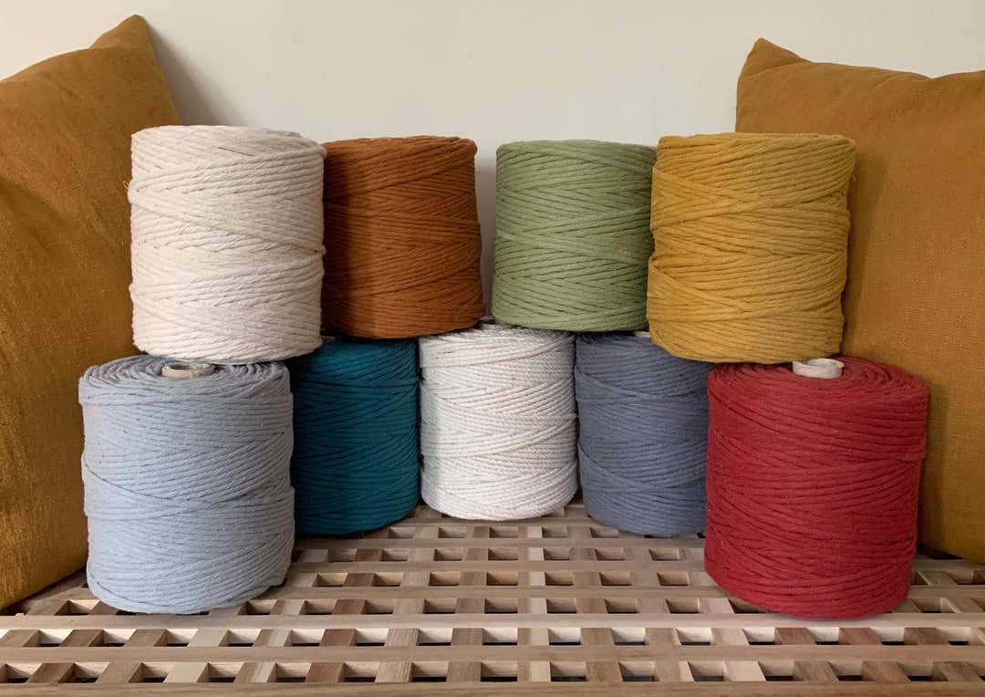 12kg Macrame Cord WHOLESALE Box of 12 Rolls, 4mm Macrame Cord, 5mm