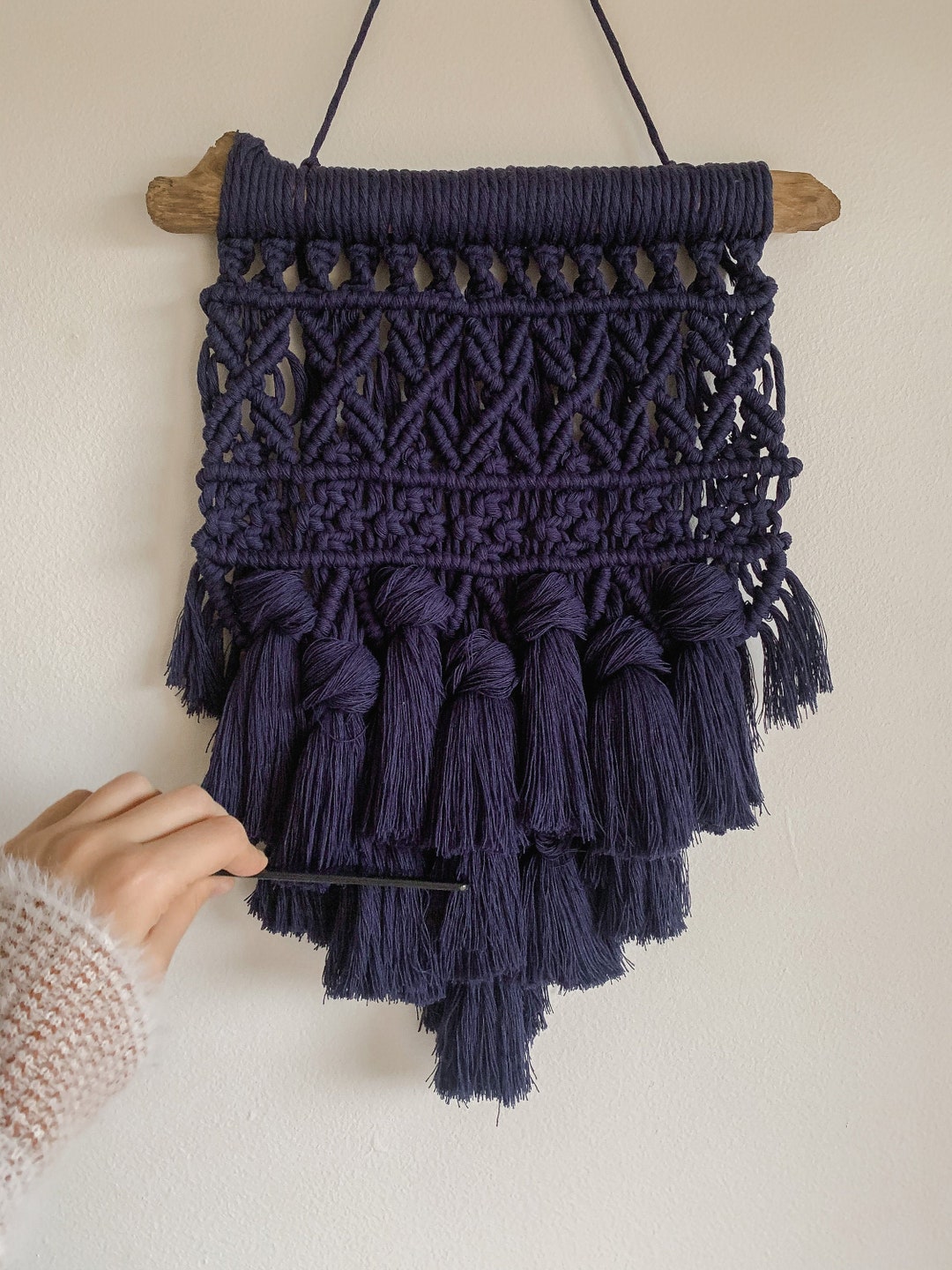 Macrame Pattern II NAYA II Beginner to Intermediate Pattern, Tapestry ...