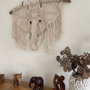 Macrame Pattern I BABAR I Macrame Elephant, Animal Macrame Pattern, Nursery Wall Hanger Pattern image 8