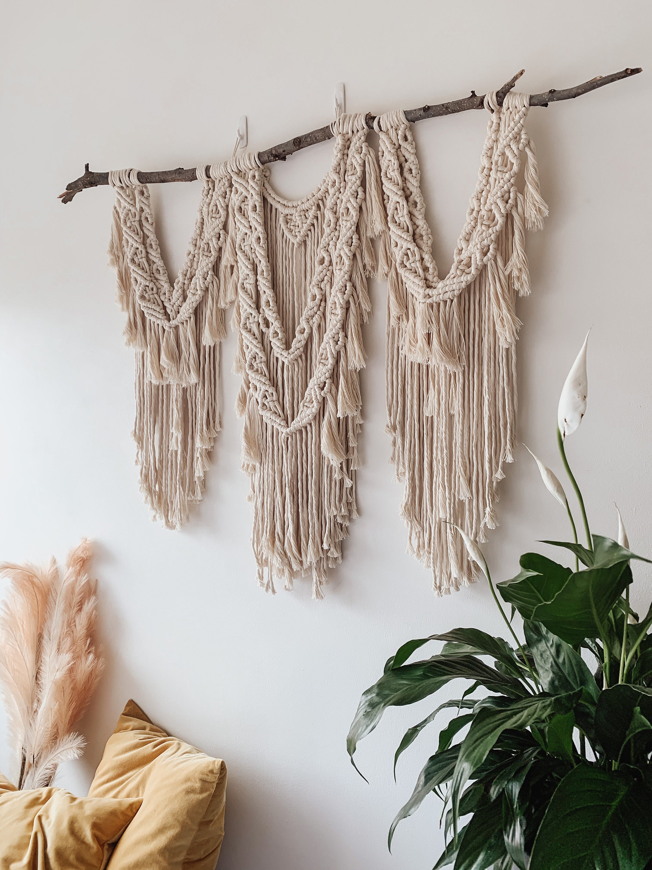 Macrame Pattern II VIOLET II Intermediate Patterrn Macrame - Etsy