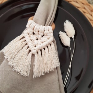 Macramé Napkin Ring | Macramé Napkin Ring