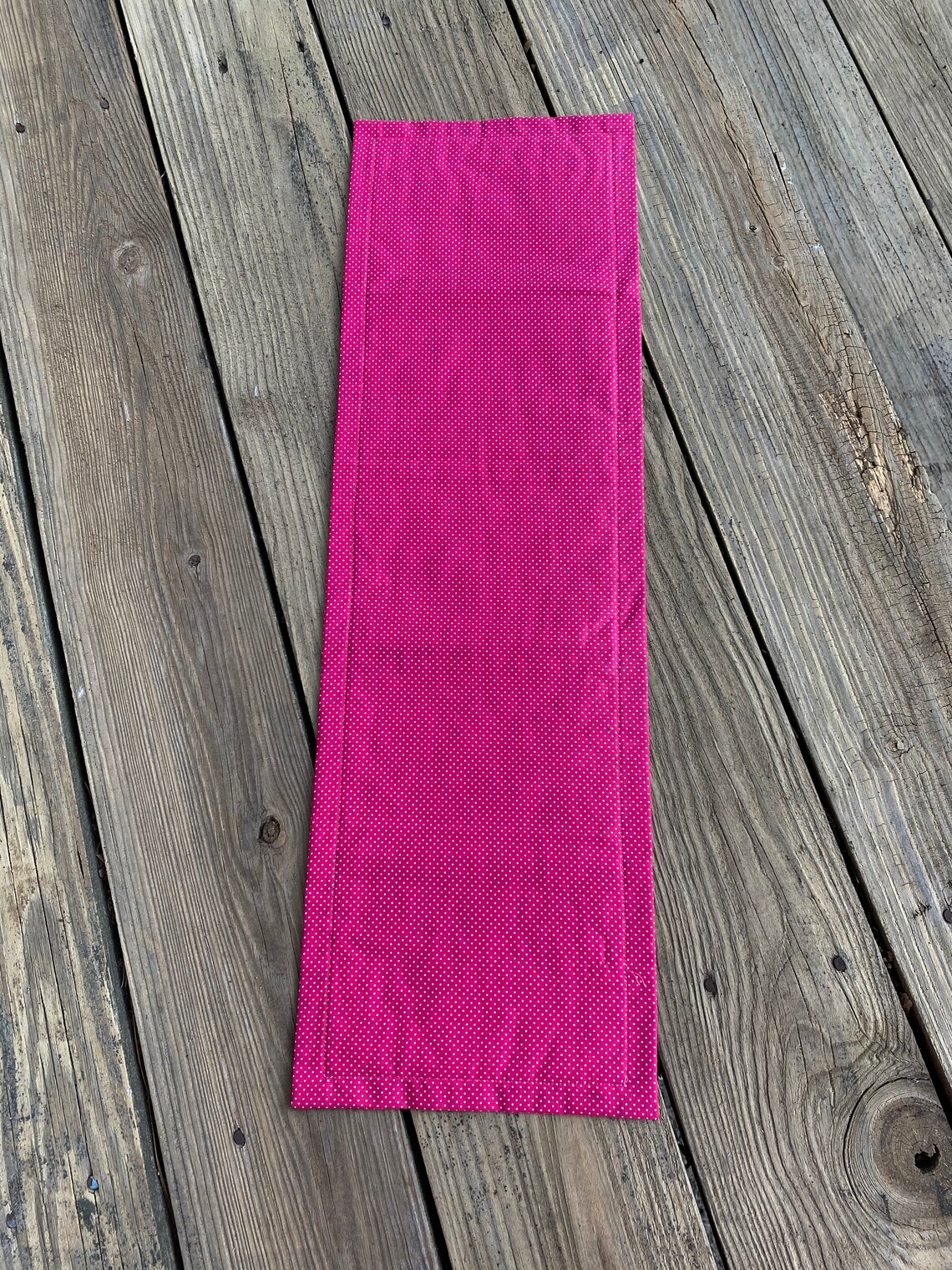 Quilted Table Runner Pink Etsy