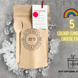 Tie-Dye Kit | Eco Friendly & Vegan | Ice-Dye Kit | Made in the UK | Shibori | Adult / Teen Craft Gift | Fabric Dye Kit | Procion MX