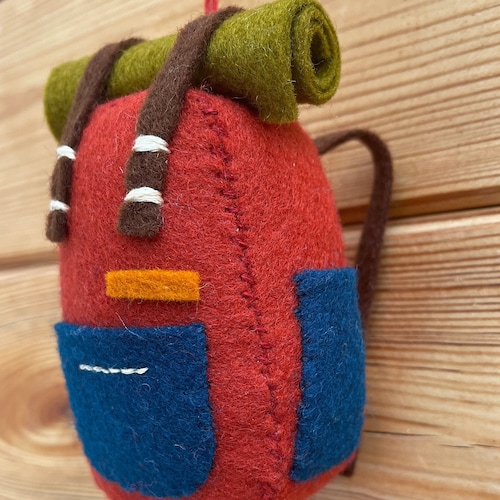 Backpack Felt Ornament Digital Pattern Gift for Hikers Etsy