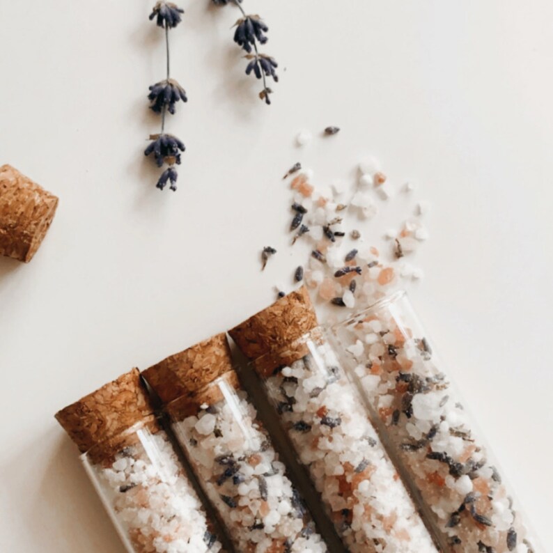 Bath Salts Glass Test Tube Bath Salt Single Use Bath Salt Etsy