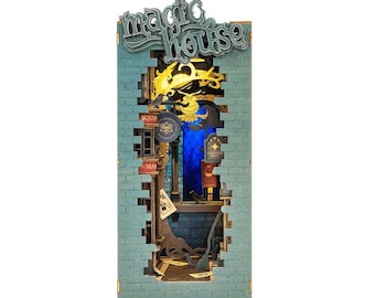 Magic House | Diorama | Wooden Rolife, Magic, Robotime