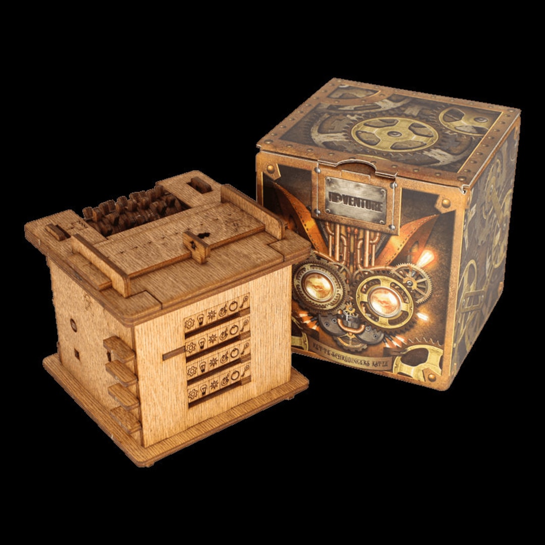 IDventure Cluebox Schrödingers Katze Escape Room Spiel Etsy.de