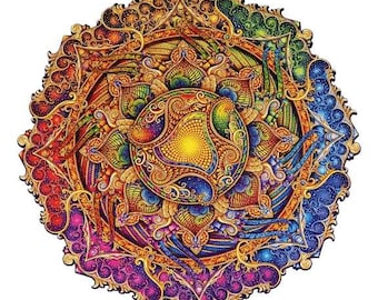 Mandala Puzzle Unerschöpflicher Wohlstands